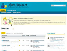 Tablet Screenshot of eltern-forum.at